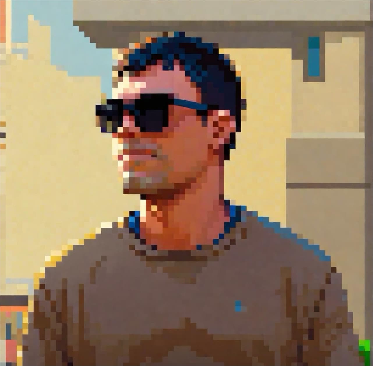 Pixel representation of Agnel Nieves 1